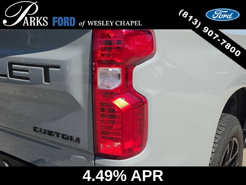 Used 2025 Chevrolet Silverado 1500 Custom w/ Turbomax Blackout Package RWD image 8