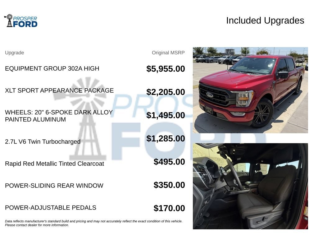Certified 2022 Ford F150 XLT w/ Equipment Group 302A High RWD image 3