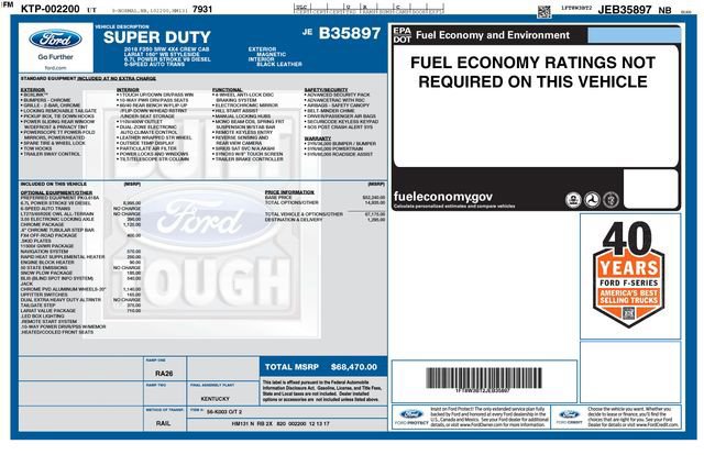 Certified 2018 Ford F350 Lariat w/ Chrome Package image 10