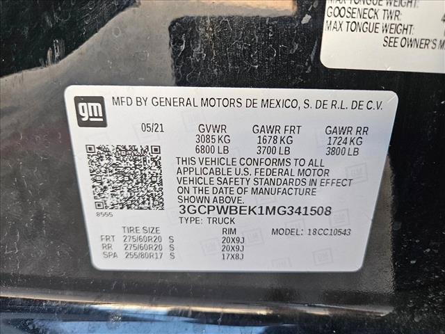 Used 2021 Chevrolet Silverado 1500 Custom RWD image 20