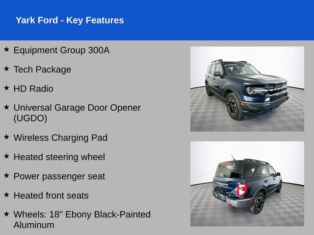 Certified 2022 Ford Bronco Sport Outer Banks w/ Tech Package AWD/4WD video 2