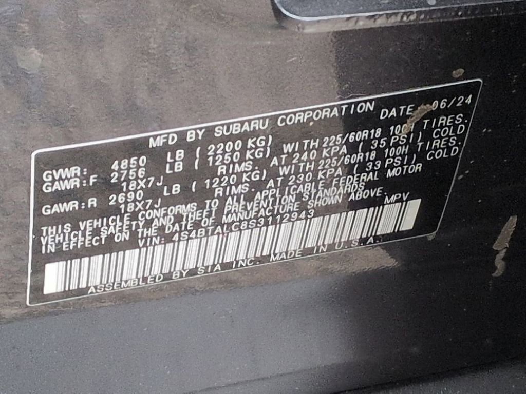 Used 2025 Subaru Outback Onyx Edition AWD/4WD image 34