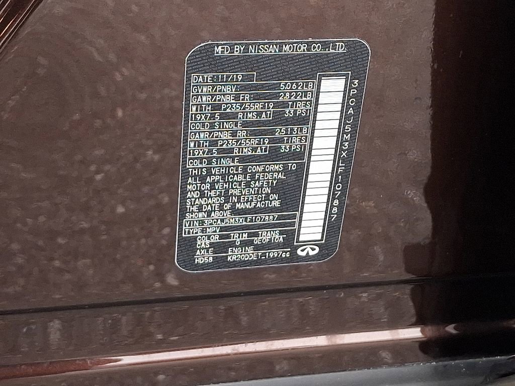 Used 2020 INFINITI QX50 Luxe w/ Navigation Package image 27