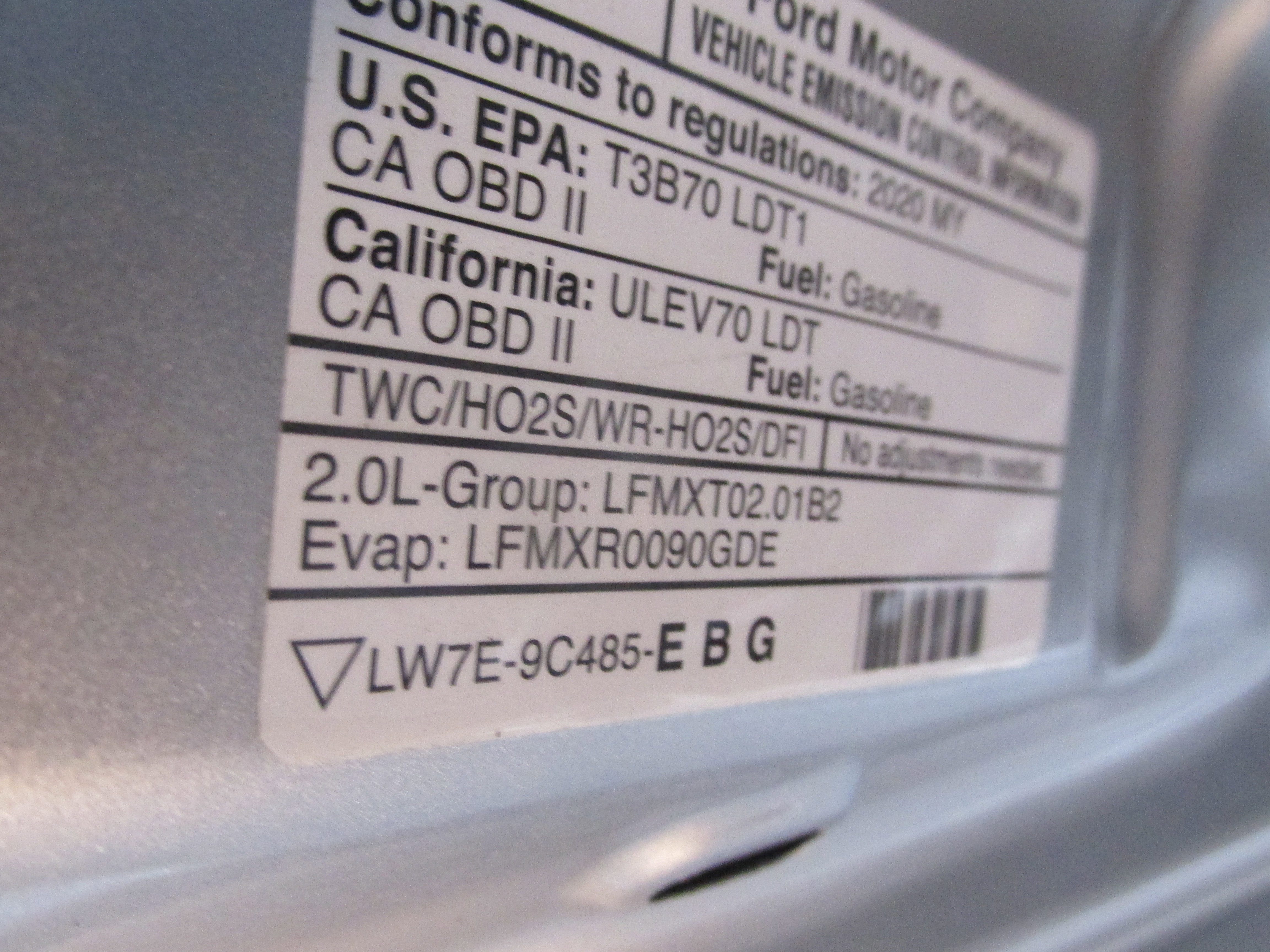 Certified 2020 Ford EcoSport S image 36