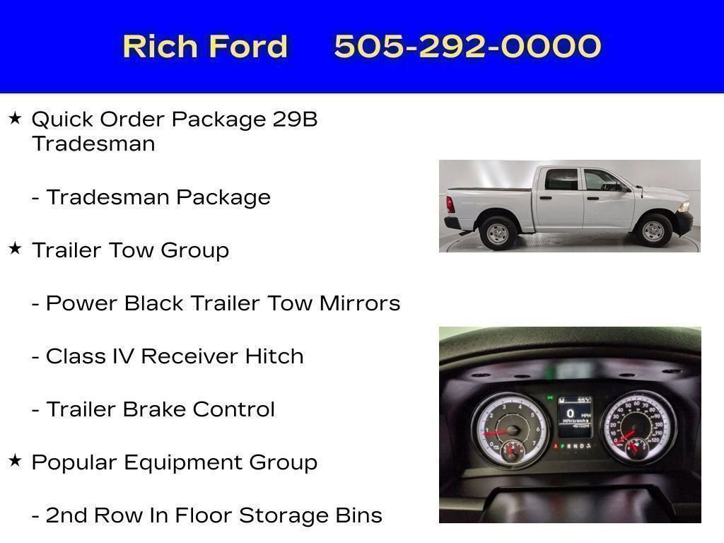 Used 2023 RAM 1500 Tradesman w/ Popular Equipment Group RWD image 43