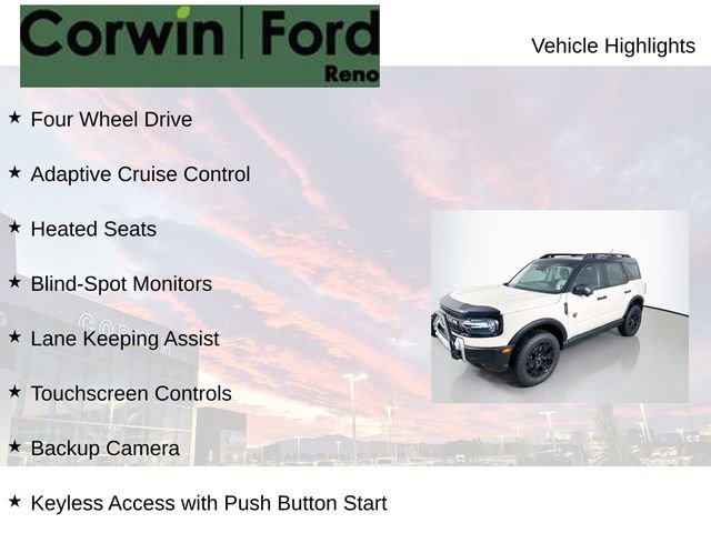 Certified 2025 Ford Bronco Sport Badlands w/ Sasquatch Badlands Package AWD/4WD image 7