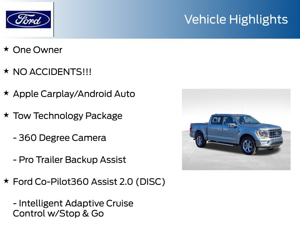 Certified 2022 Ford F150 Lariat w/ Equipment Group 502A High AWD/4WD image 20