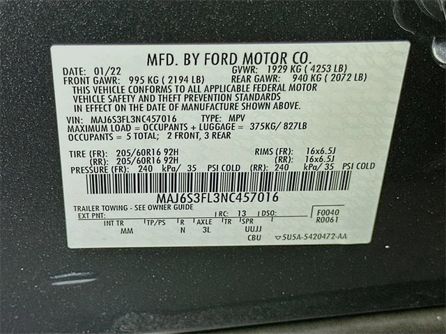 Certified 2022 Ford EcoSport S image 25