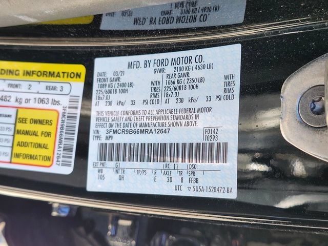 Certified 2021 Ford Bronco Sport Big Bend AWD/4WD image 33