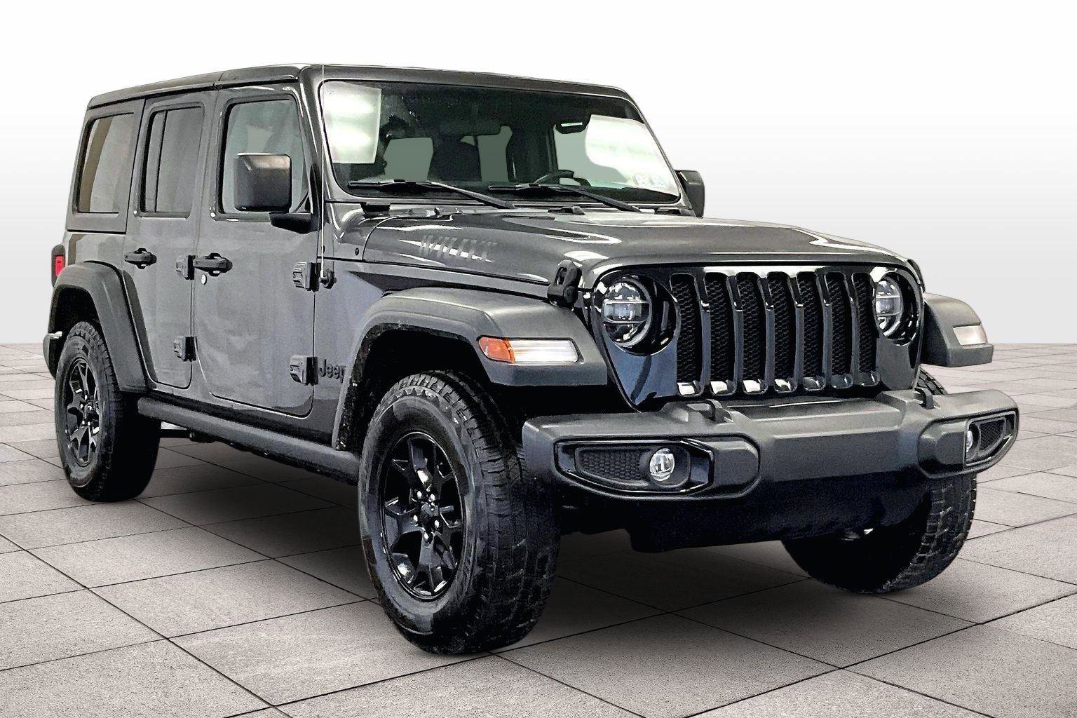 Used 2021 Jeep Wrangler Unlimited Willys image 2