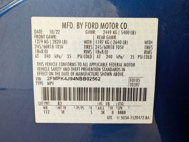 Certified 2022 Ford Edge SEL w/ Convenience Package image 9