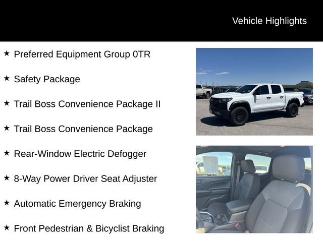 Used 2024 Chevrolet Colorado Trail Boss w/ Technology Package AWD/4WD image 8