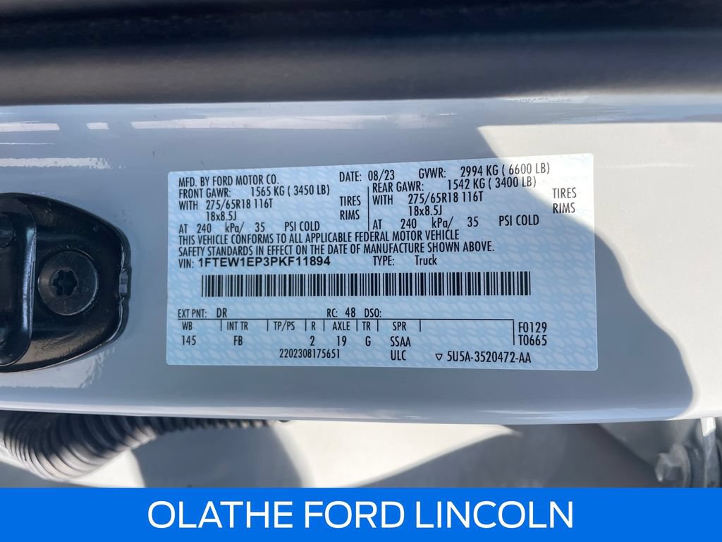 Certified 2023 Ford F150 XLT w/ Equipment Group 302A High AWD/4WD image 15