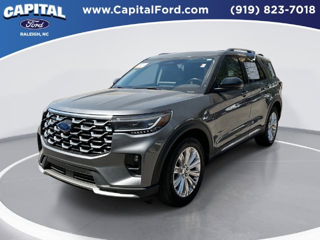 Certified 2025 Ford Explorer Platinum w/ LUX Leather Package
