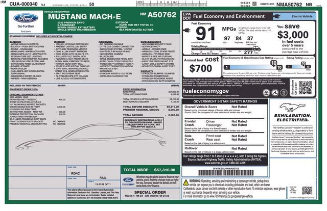 Certified 2022 Ford Mustang Mach-E Premium image 10