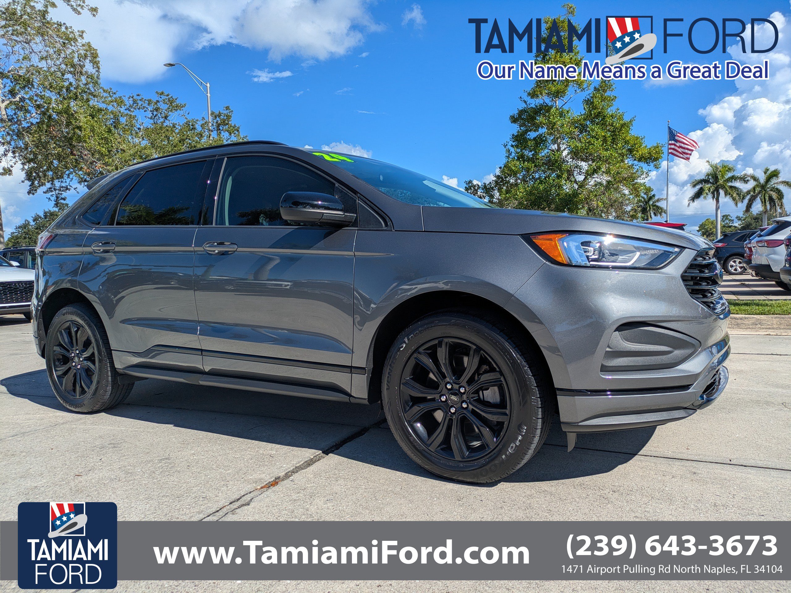 Certified 2024 Ford Edge SE w/ Black Appearance Package