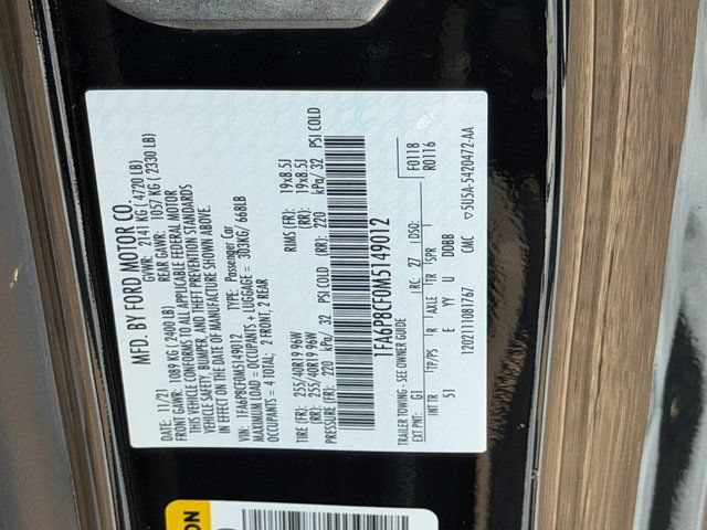 Certified 2021 Ford Mustang GT Premium w/ Equipment Group 401A RWD image 26