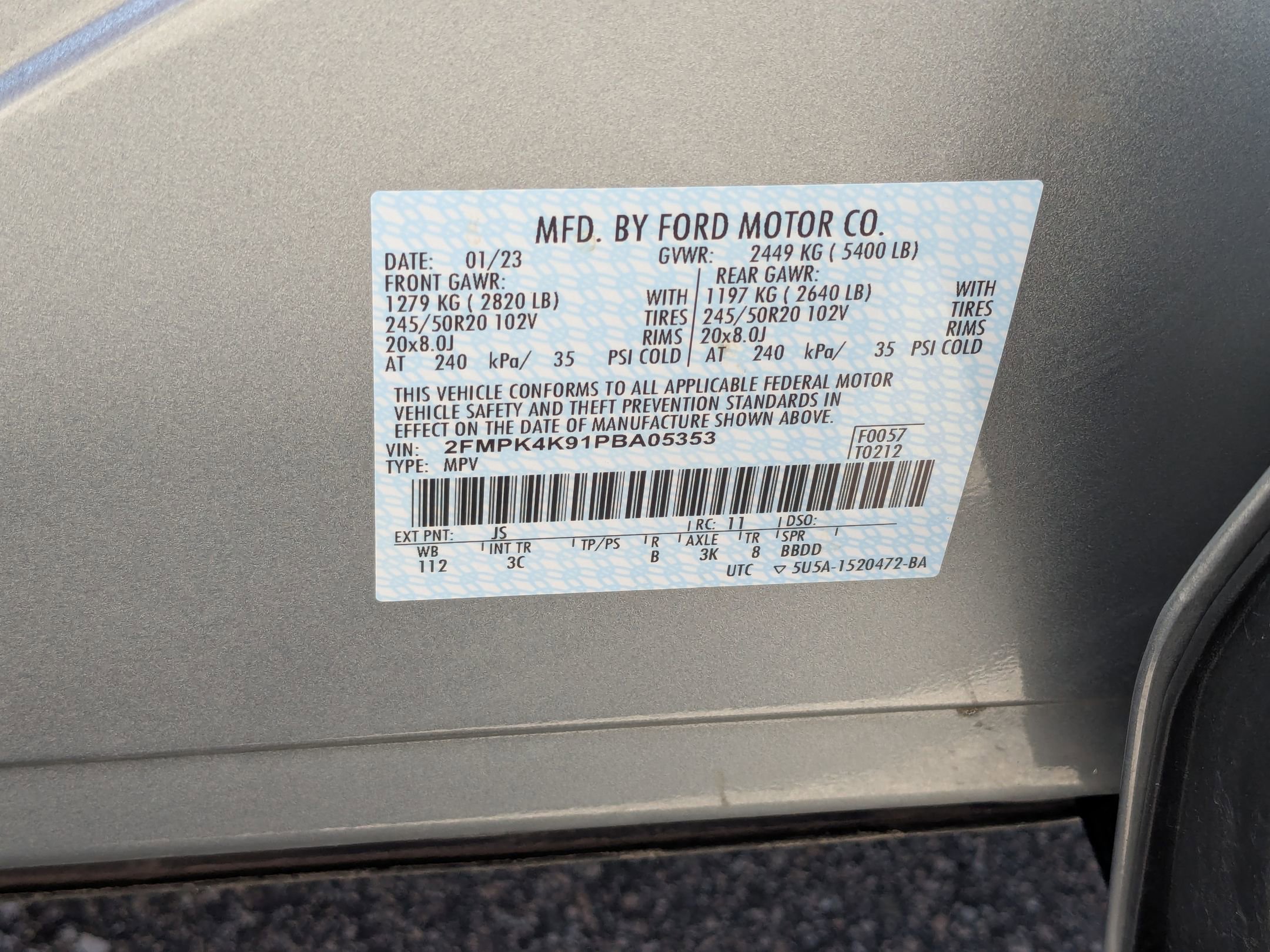 Certified 2023 Ford Edge Titanium image 45