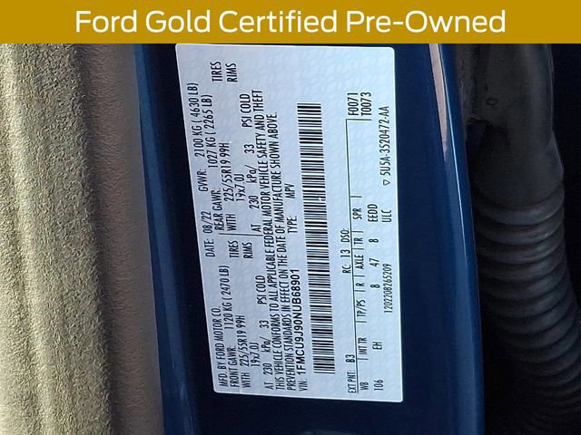 Certified 2022 Ford Escape Titanium image 33