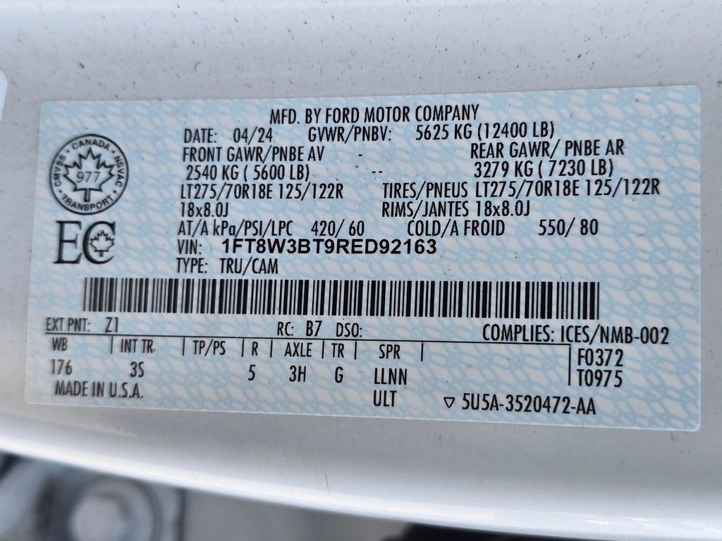 Certified 2024 Ford F350 XLT AWD/4WD image 33