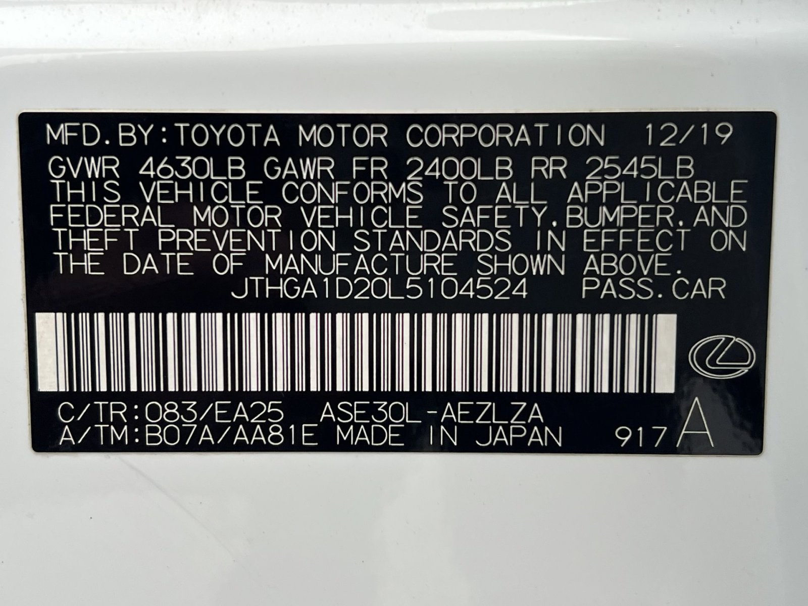 Used 2020 Lexus IS 300 F Sport w/ F Sport Package image 29