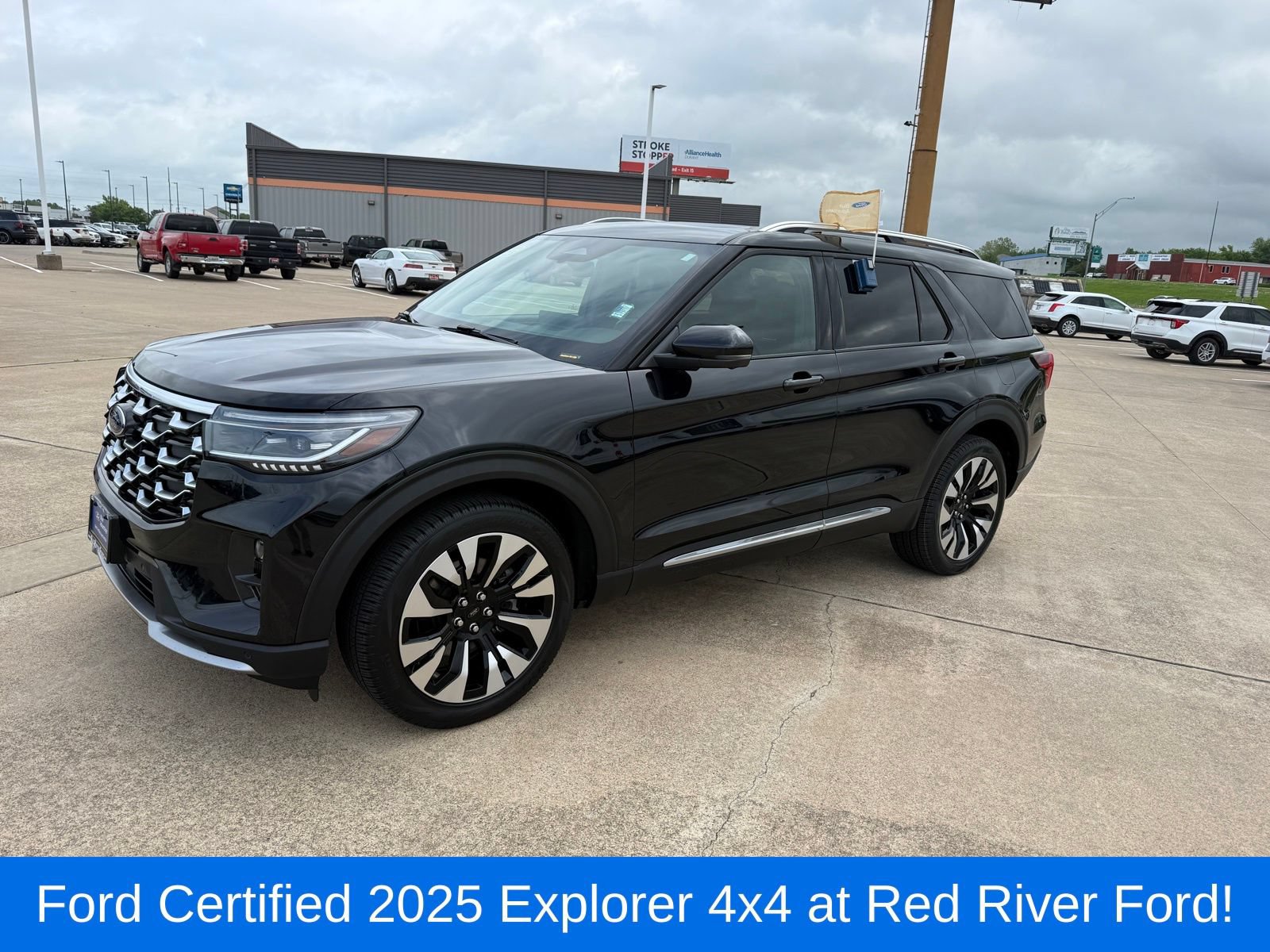 Certified 2025 Ford Explorer Platinum w/ LUX Leather Package