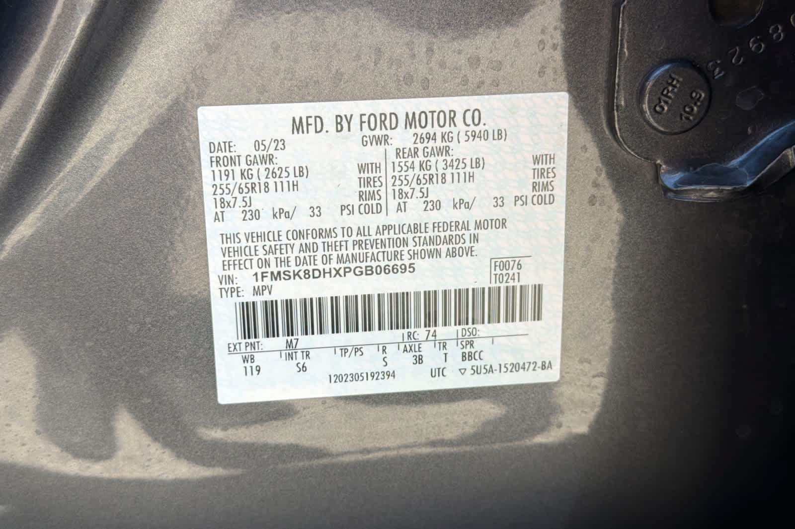 Certified 2023 Ford Explorer XLT w/ Equipment Group 202A AWD/4WD image 30