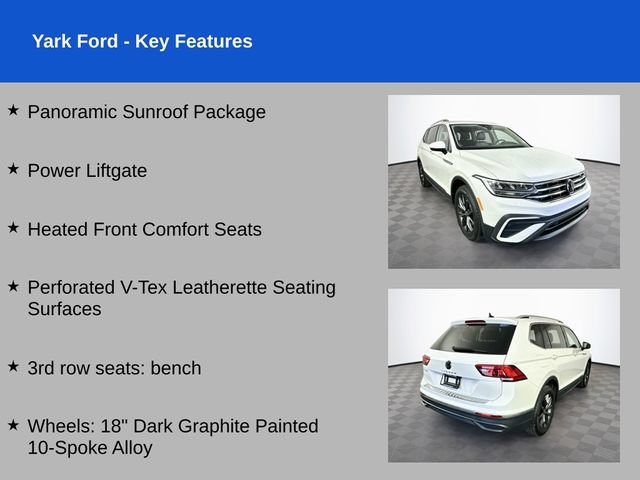 Used 2023 Volkswagen Tiguan SE w/ Panoramic Sunroof Package FWD image 2