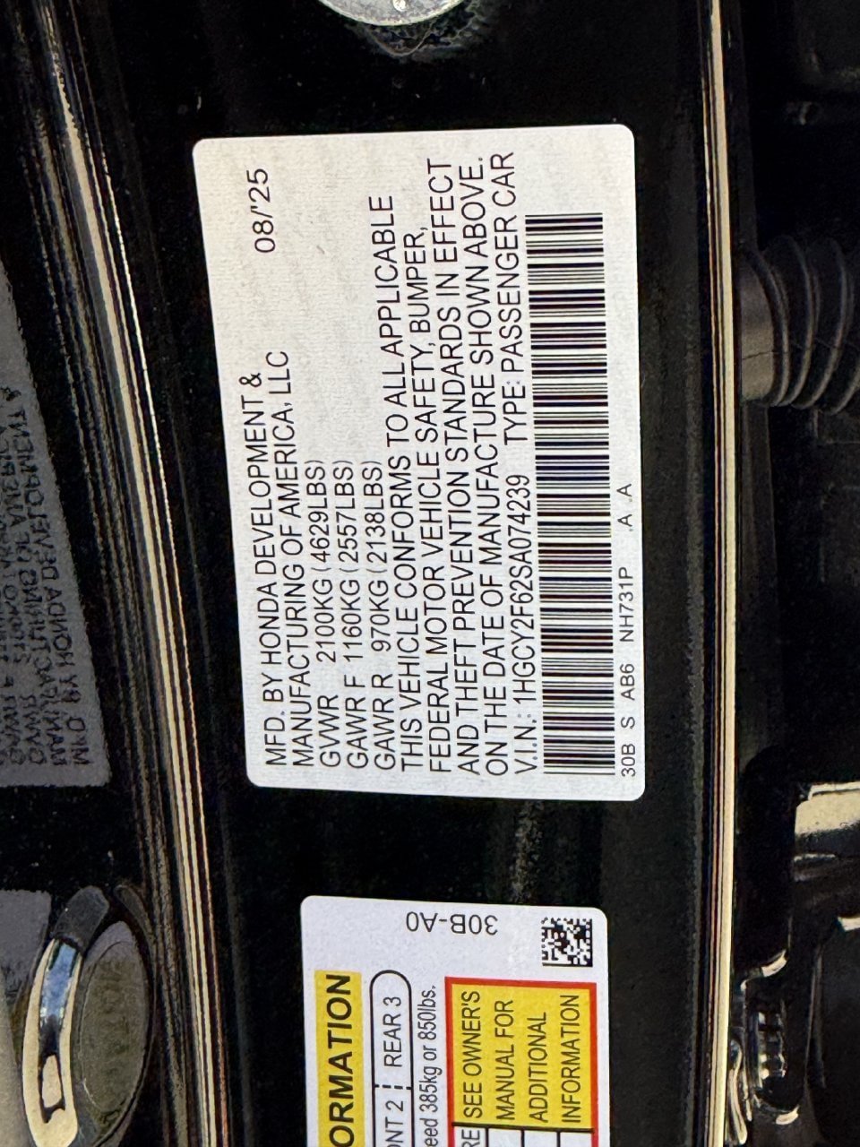 Used 2025 Honda Accord EX-L image 30