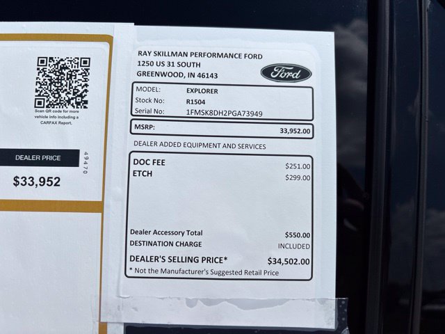 Certified 2023 Ford Explorer XLT w/ Equipment Group 202A AWD/4WD image 3