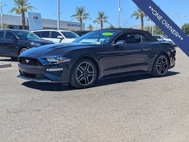 Certified 2021 Ford Mustang Premium w/ Ford Safe & Smart Package RWD image 3