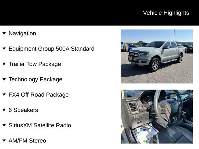 Certified 2021 Ford Ranger Lariat w/ FX4 Off-Road Package AWD/4WD image 8