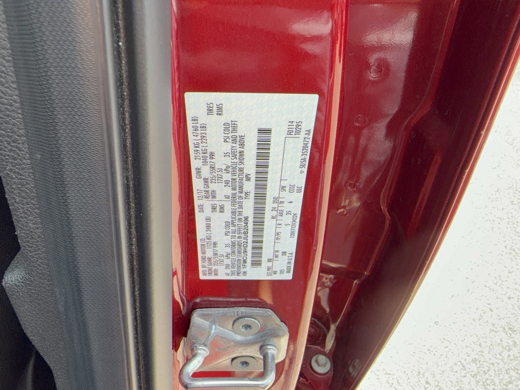 Certified 2018 Ford Escape SEL AWD/4WD image 32