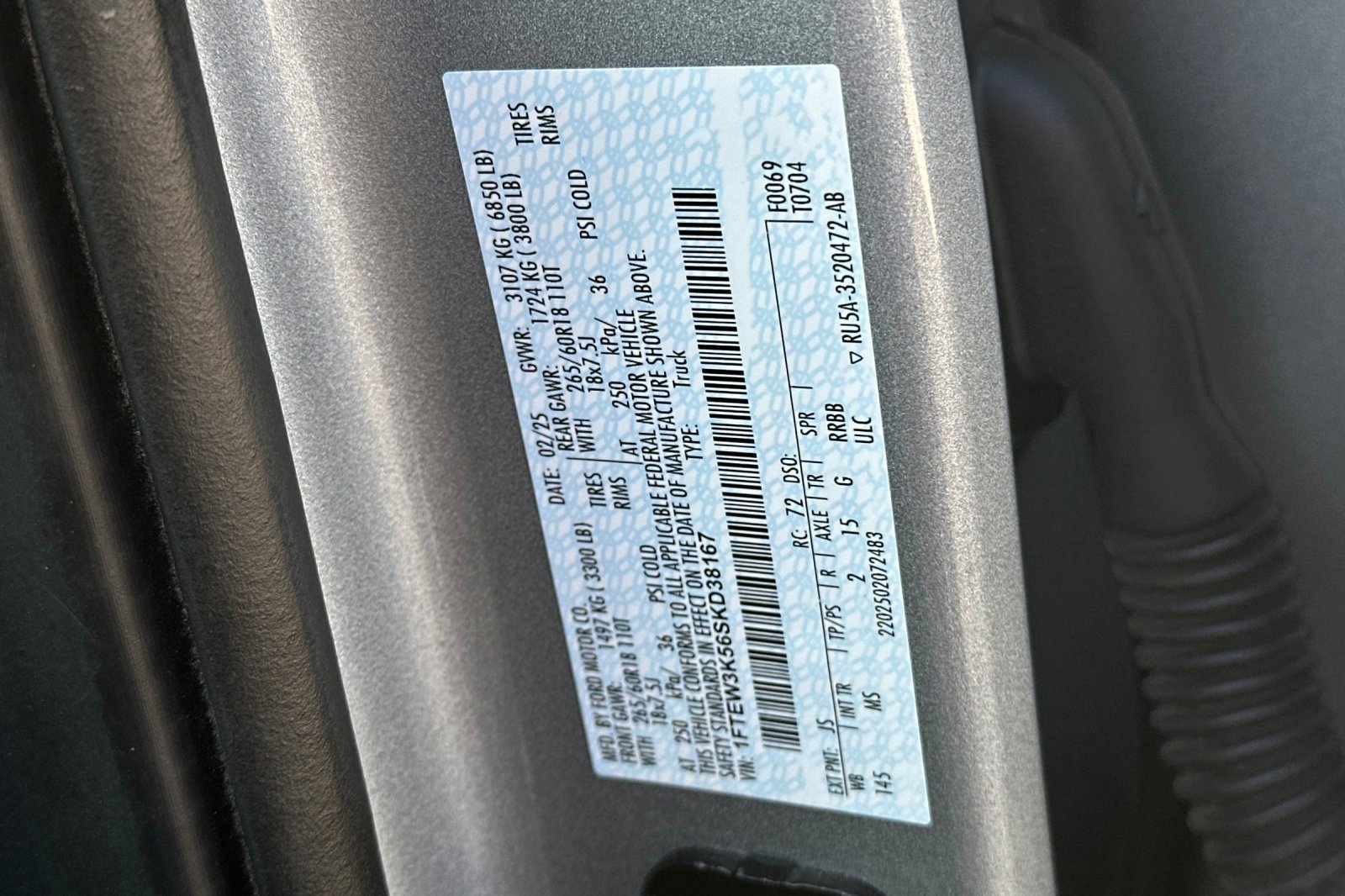 Certified 2025 Ford F150 XLT w/ Equipment Group 301A Standard image 25