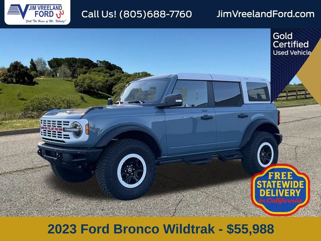 Certified 2023 Ford Bronco Wildtrak AWD/4WD image 1