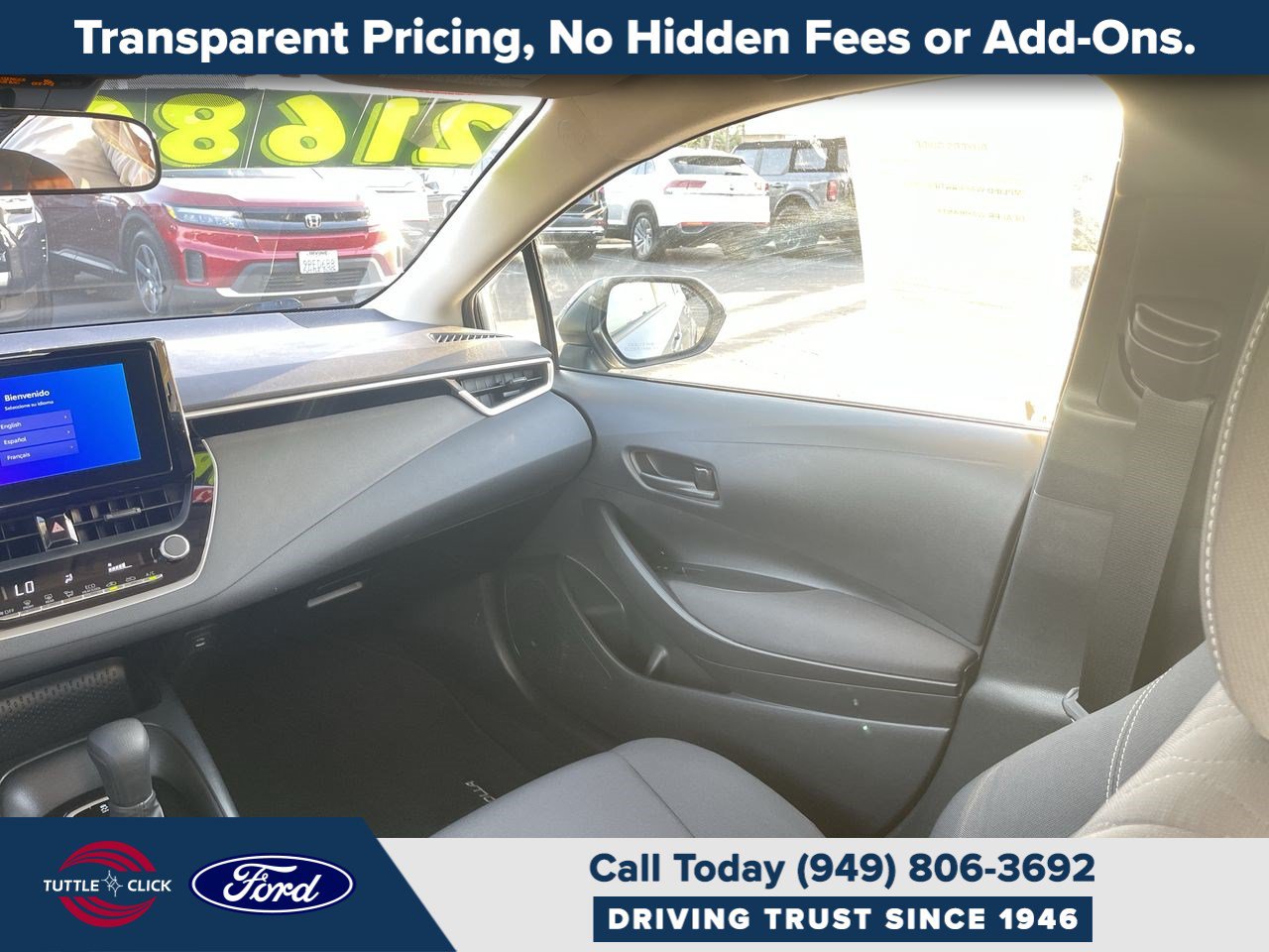 Used 2023 Toyota Corolla LE w/ Carpet Mat Package (TMS) FWD image 3