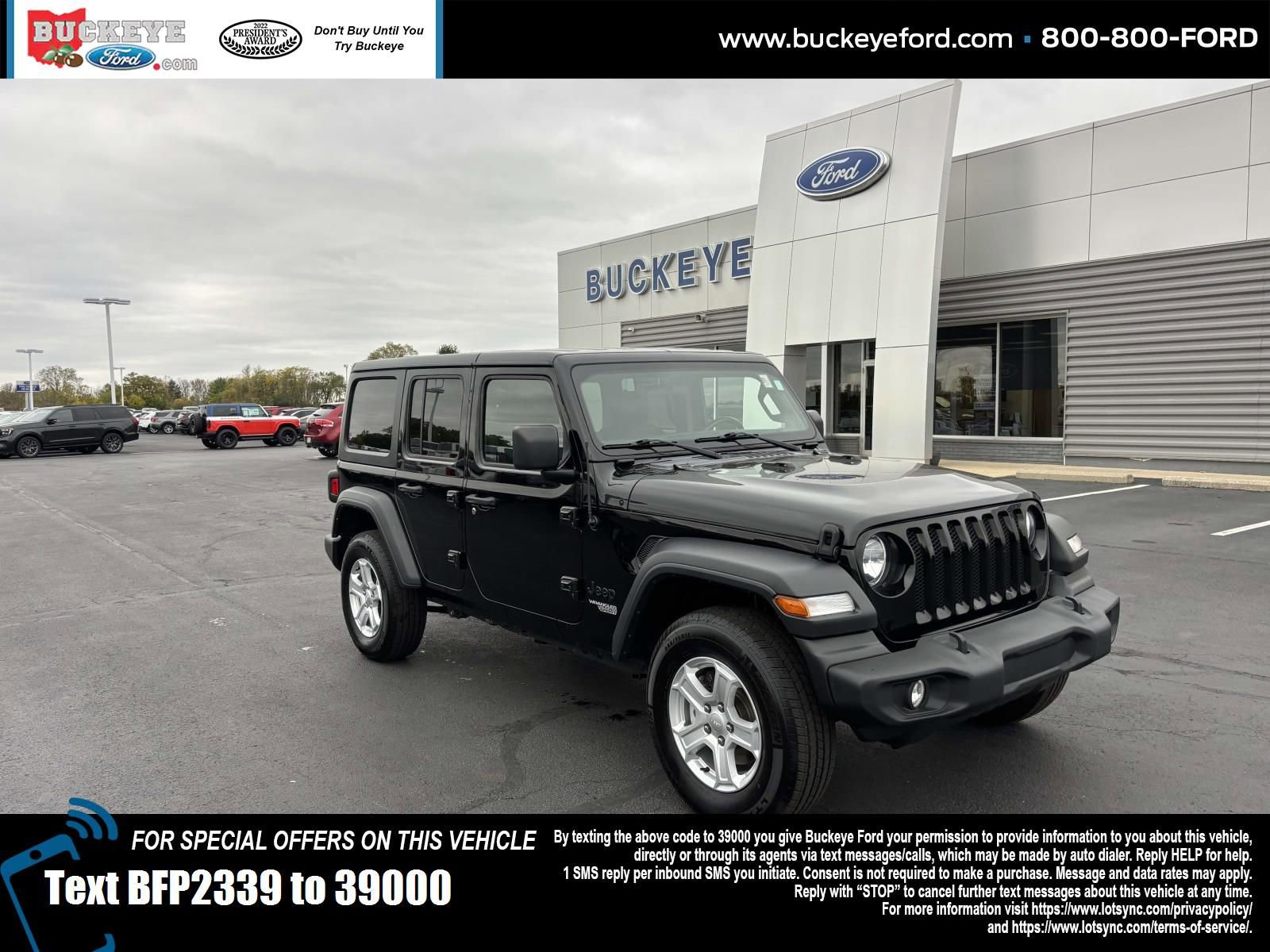 Used 2021 Jeep Wrangler Unlimited Sport
