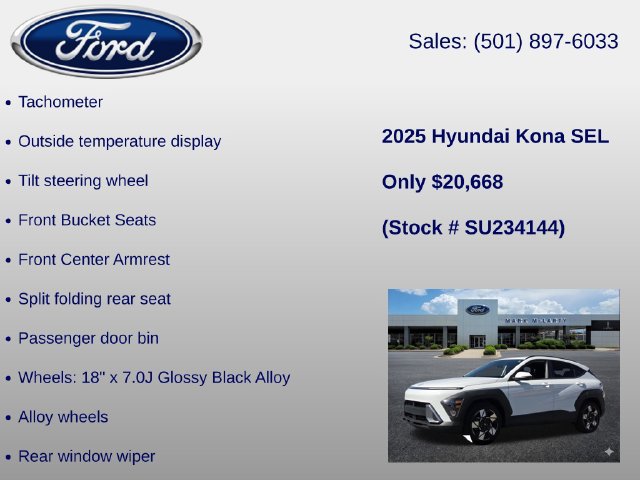 Used 2025 Hyundai Kona SEL FWD image 30
