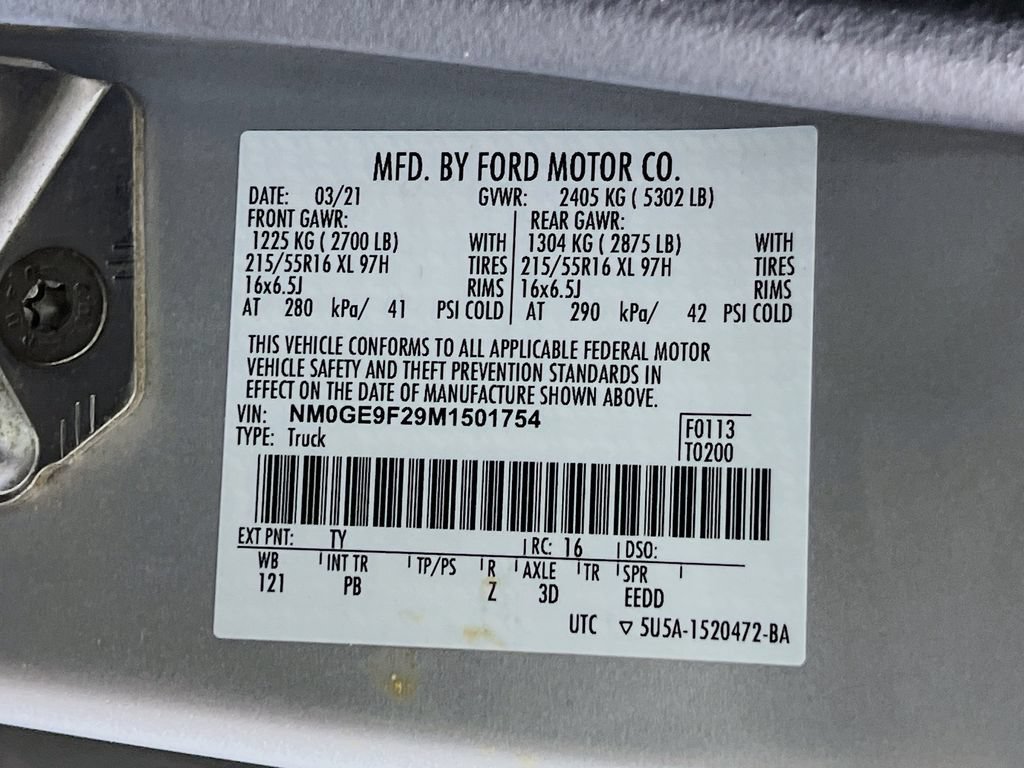 Certified 2021 Ford Transit Connect XLT FWD image 37