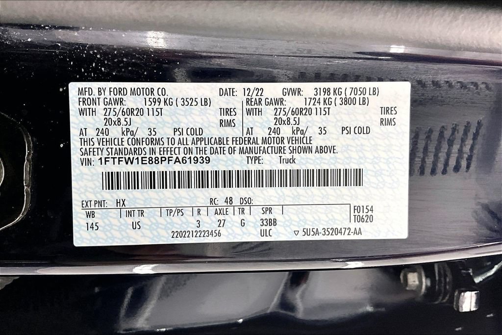 Certified 2023 Ford F150 XLT w/ Equipment Group 302A High AWD/4WD image 36