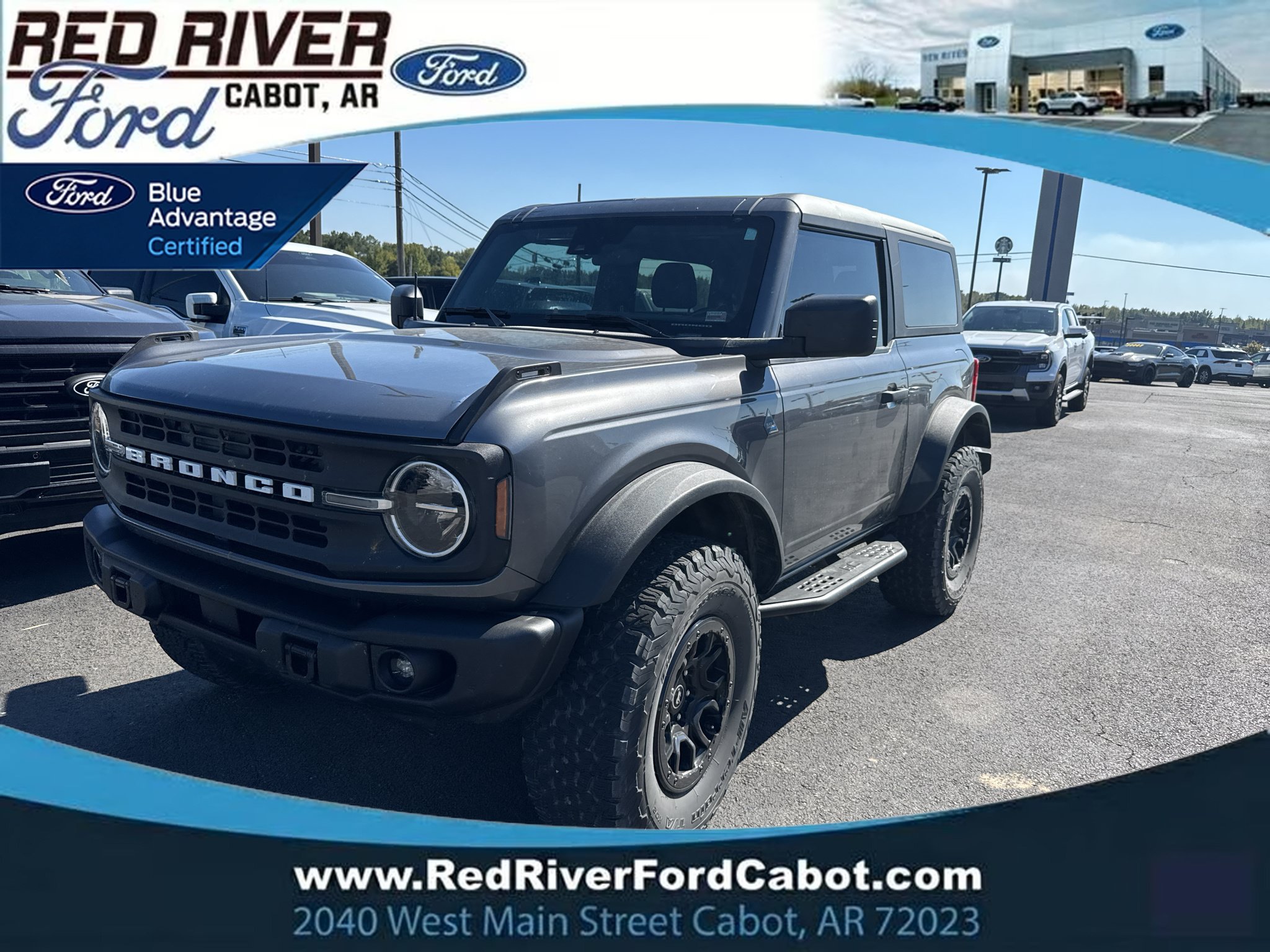 Certified 2022 Ford Bronco Black Diamond w/ Sasquatch Package