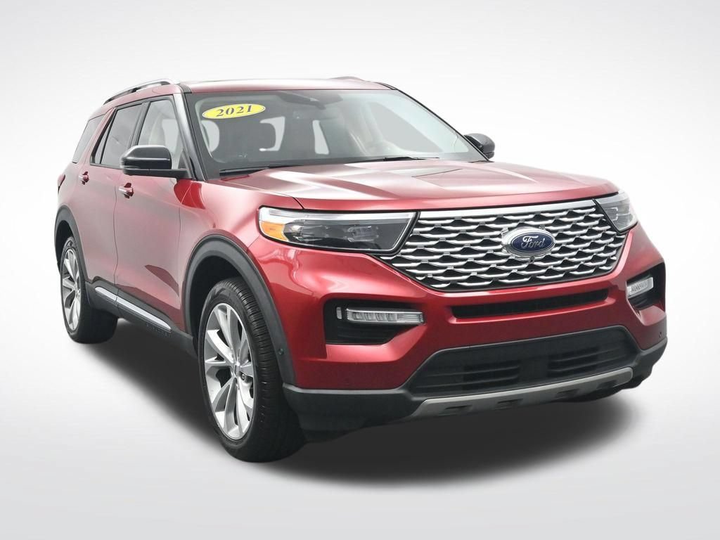 Certified 2021 Ford Explorer Platinum w/ Equipment Group 601A AWD/4WD image 3