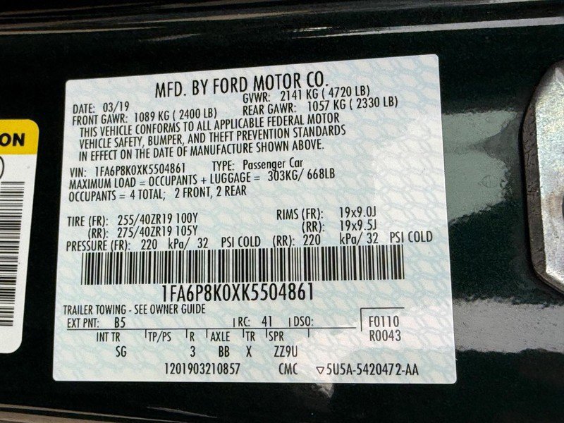 Certified 2019 Ford Mustang Bullitt w/ Bullitt Electronics Package image 25