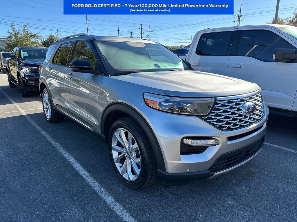 Certified 2022 Ford Explorer Platinum w/ Technology Package image 1