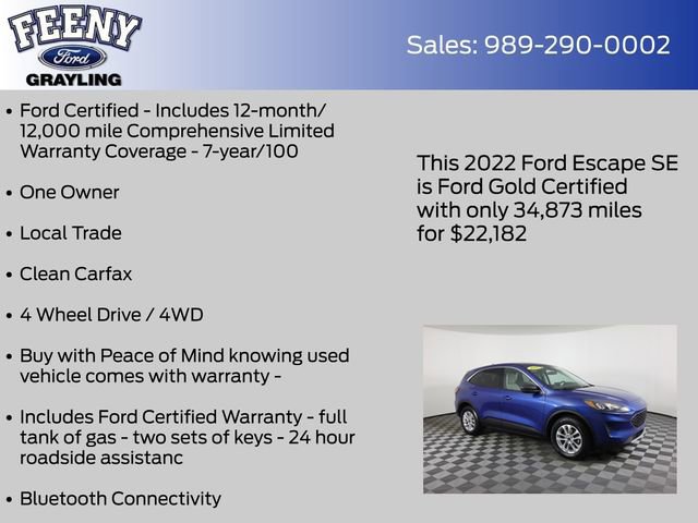 Certified 2022 Ford Escape SE image 11