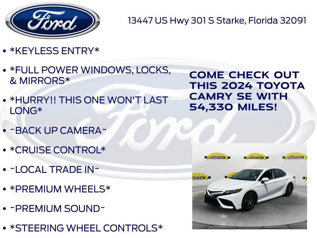 Used 2024 Toyota Camry SE FWD image 10
