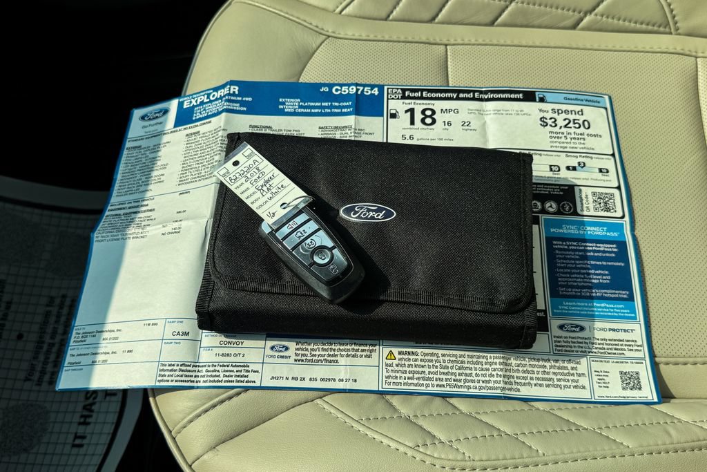 Certified 2018 Ford Explorer Platinum AWD/4WD image 41