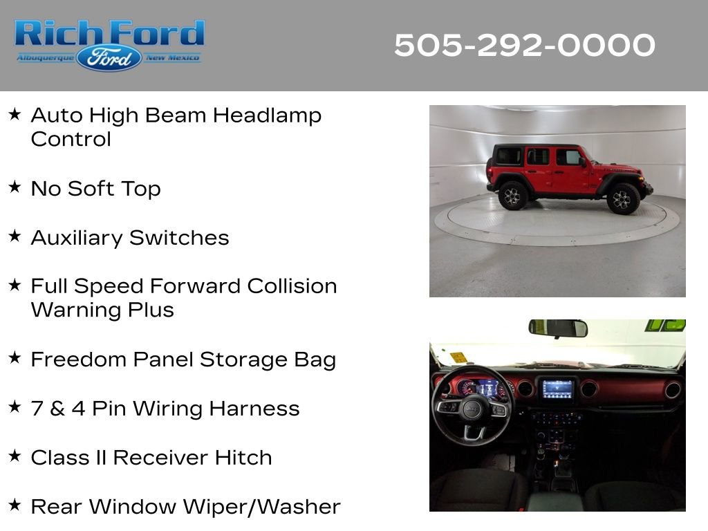 Used 2021 Jeep Wrangler Unlimited Rubicon w/ Safety Group image 32
