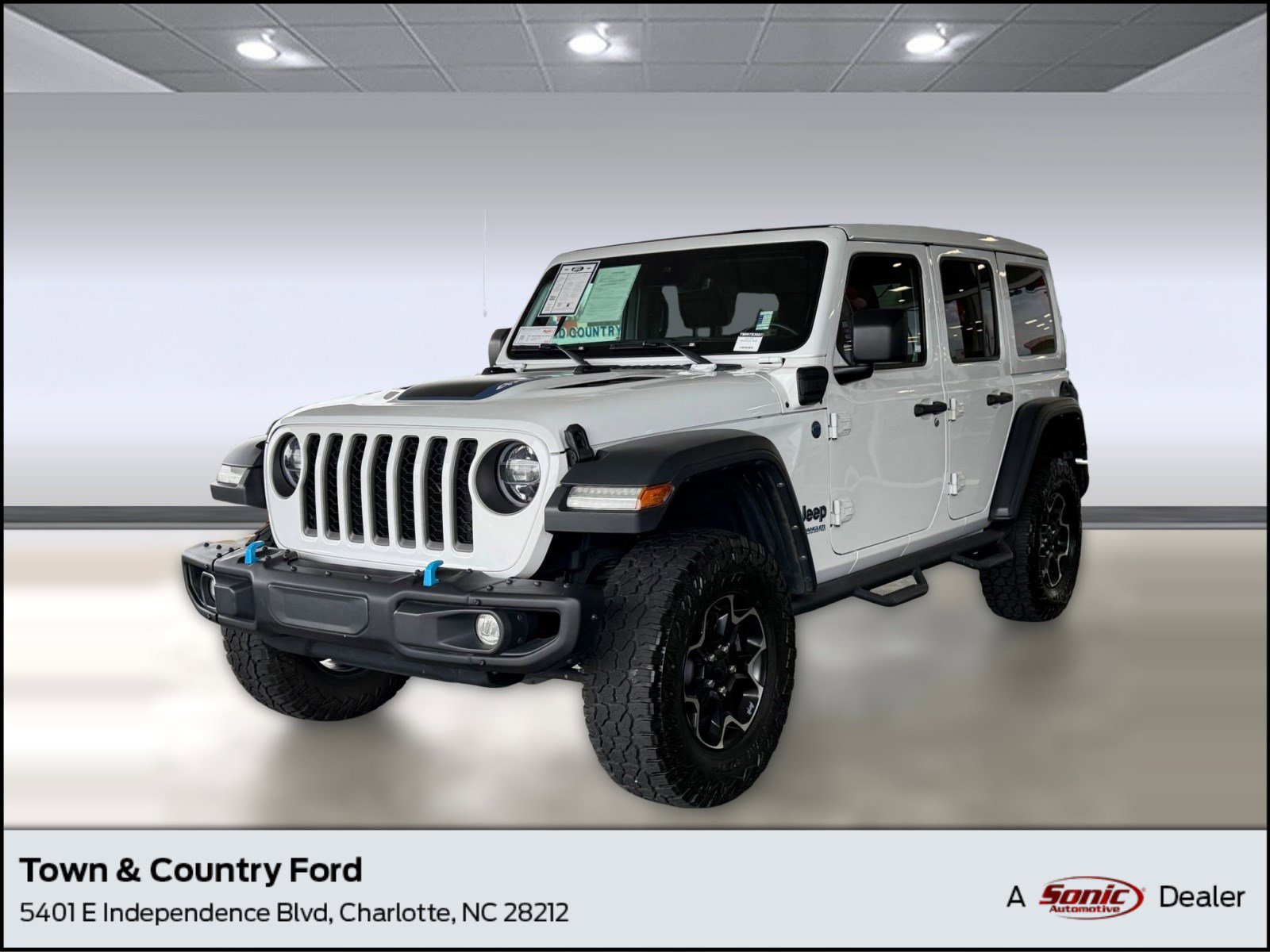 Used 2021 Jeep Wrangler Unlimited Rubicon 4xe w/ Steel Bumper Group image 1