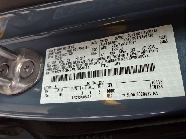 Certified 2023 Ford Escape Active AWD/4WD image 34